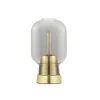 Amp Lampe de table - Laiton / Verre fumé (Outlet)