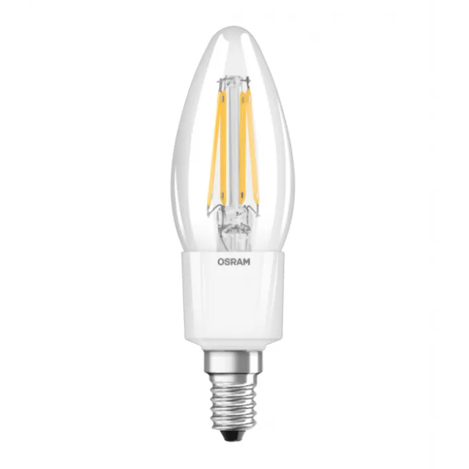 Ampoule LED Flamme Claire E14 5.5W Equivalence Halo 60W 2700K