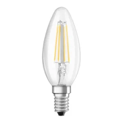Ampoule LED Flamme Claire E14 4W Equivalence Halo 40W 2700K