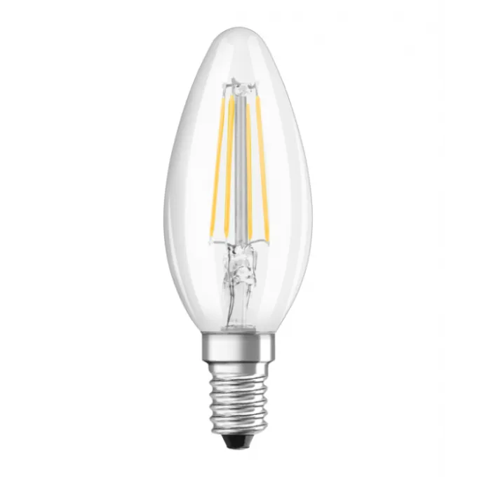 Ampoule LED Flamme Claire E14 4W Equivalence Halo 40W 2700K
