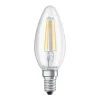 Ampoule LED flamme E14 clair 4.2W Equivalence Halo 40W 2700K Dimmable