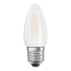 Ampoule LED Flamme E27 dépoli 4.8W Equivalence Halo 40W 2700K Dimmable