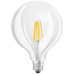 Ampoule LED Globe125 E27 Claire 11W Equivalence Halo 100W 2700K Dimmable