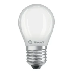 Ampoule LED sphérique E27 dépolie 2.8W Equivalence Halo 25W 2700K Dimmable