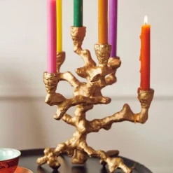 Apple tree candle holder