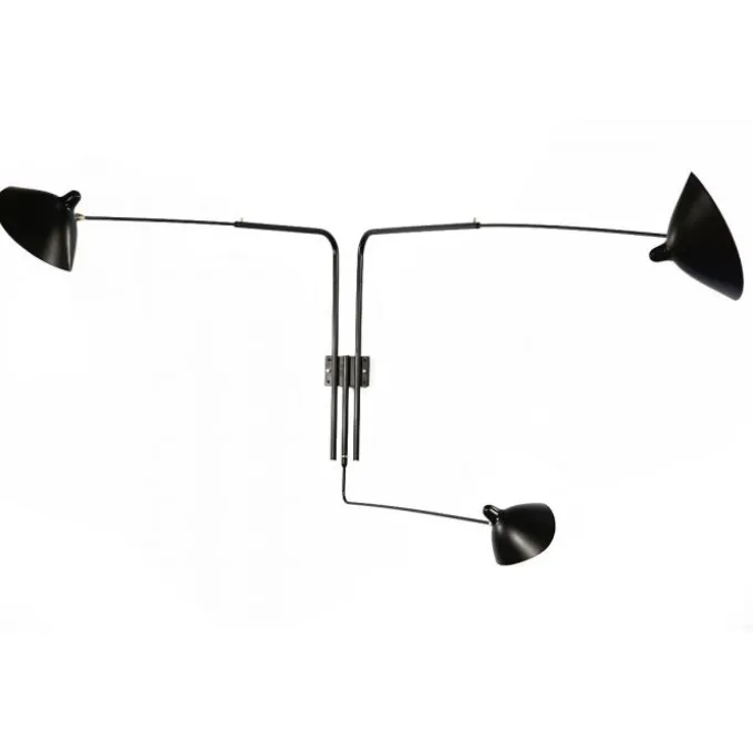Applique 3 bras pivotants