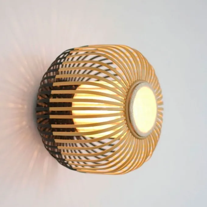 Applique / plafonnier bamboo light s noir