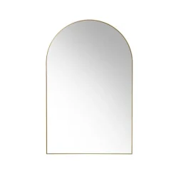 Arch Wall Mirror Brass