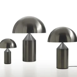 Atollo Nickel Satiné Noir