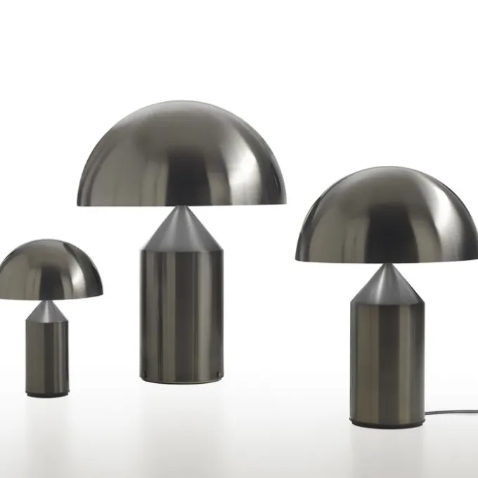 Atollo Nickel Satiné Noir