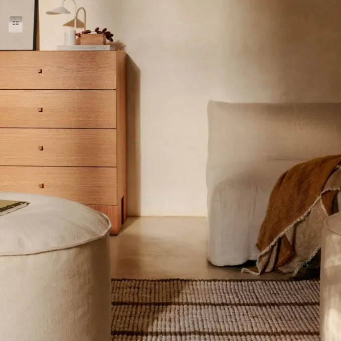 Aun - Pouf en coton