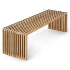 Banc à lattes