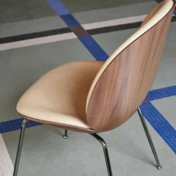 Beetle Dining Chair - 3D Veneer - Front Upholstered