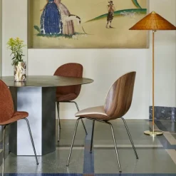Beetle Dining Chair - 3D Veneer - Front Upholstered