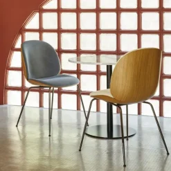 Beetle Dining Chair - 3D Veneer - Front Upholstered