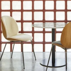 Beetle Dining Chair - 3D Veneer - Front Upholstered