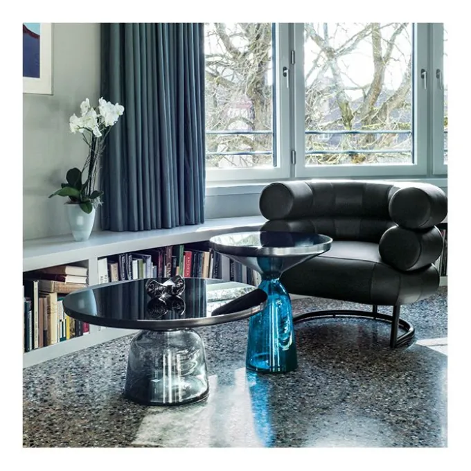 Bell Side Table Métal Noir