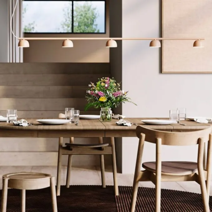 Blush pendant rail