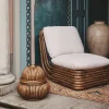 Bohemian 72 - Lampe de sol rattan