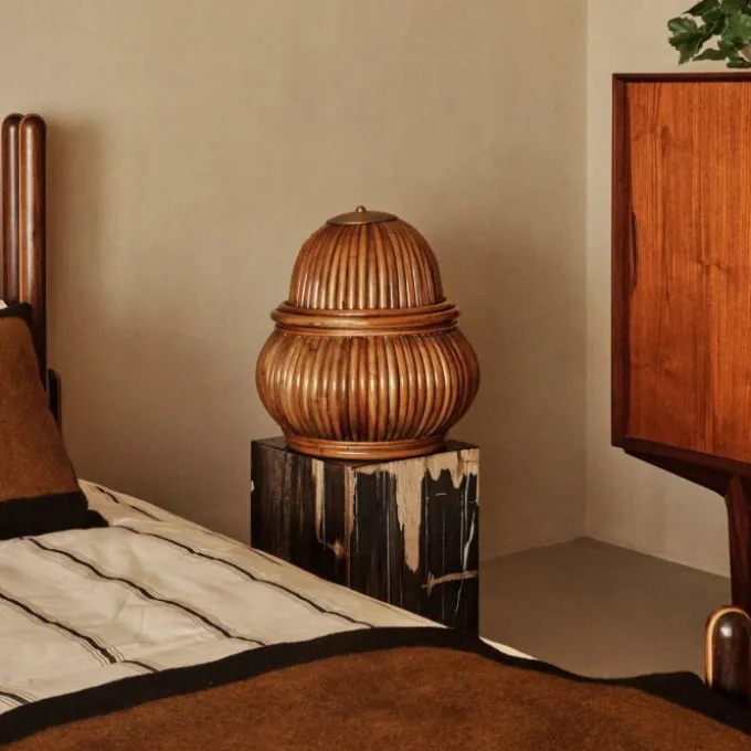 Bohemian 72 - Lampe de sol rattan