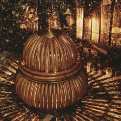 Bohemian 72 - Lampe de sol rattan