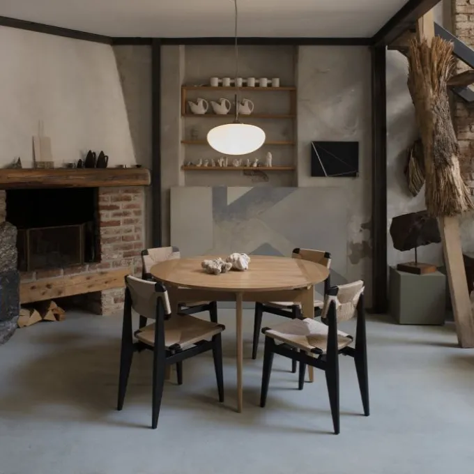 B-table ronde pivotante