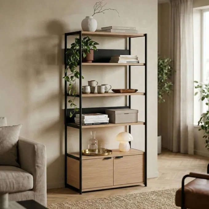 Buffet Unit 5 One Column - H180 x L 84 cm