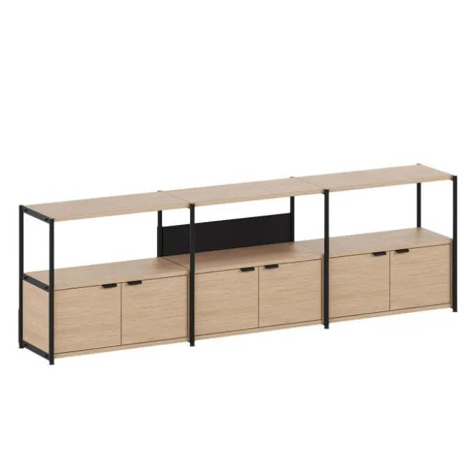 Buffet Unit 2 Three Columns - L224 cm