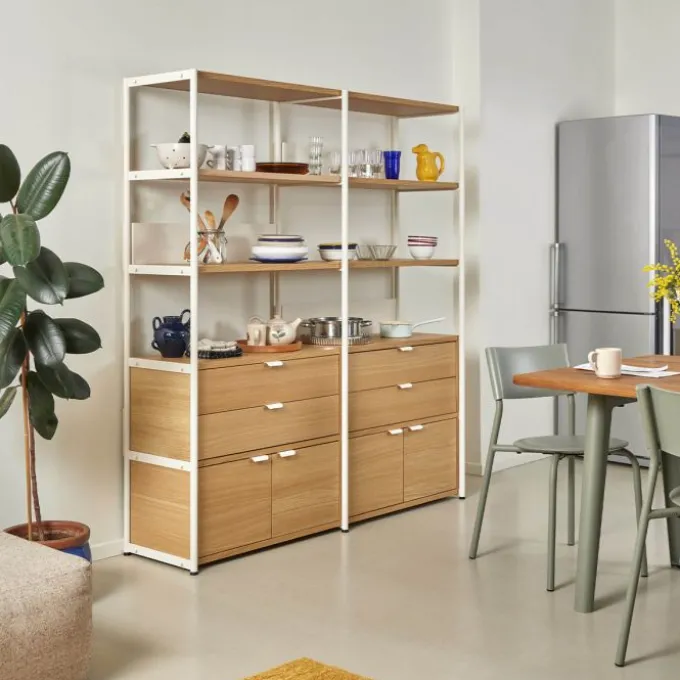 Buffet Unit 5 Two Columns - H180 x L164 cm