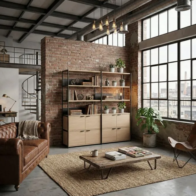 Buffet Unit 5 Two Columns - H180 x L164 cm