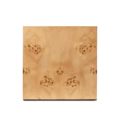 Burl Cube Side Table