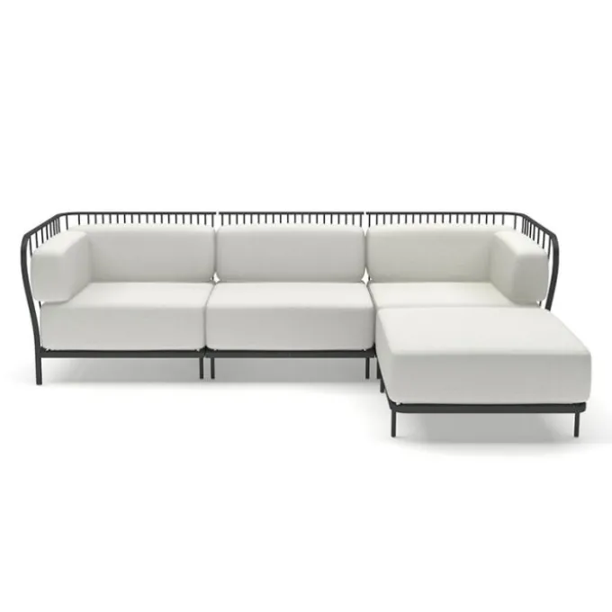 Cannolé Sofa 3 Places avec méridienne