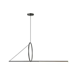 Cercle et trait lampe suspendue