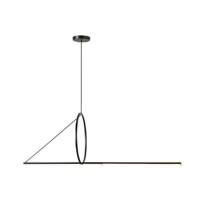 Cercle et trait lampe suspendue
