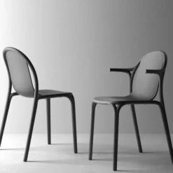 Chaise avec accoudoirs Brooklyn - Lot de 4