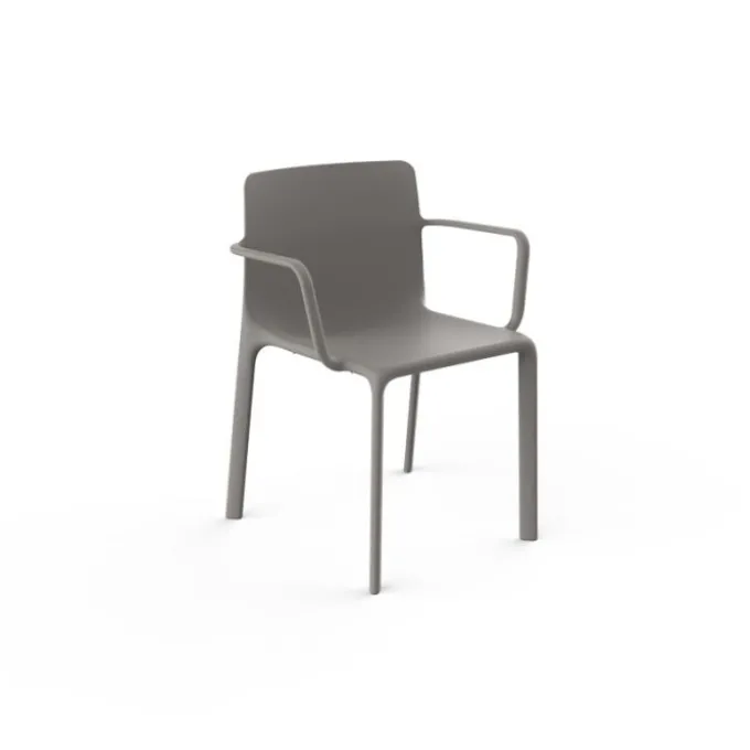 Chaise avec accoudoirs Kes - Lot de 4