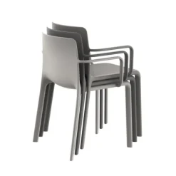 Chaise avec accoudoirs Kes - Lot de 4