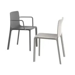 Chaise avec accoudoirs Kes - Lot de 4
