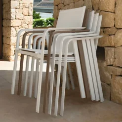Chaise avec accoudoirs Milo