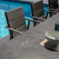 Chaise avec accoudoirs Milo