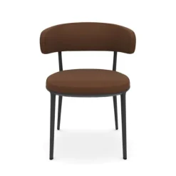 Chaise Caratos - SCA57A - Cuir Koto Cognac (Outlet)