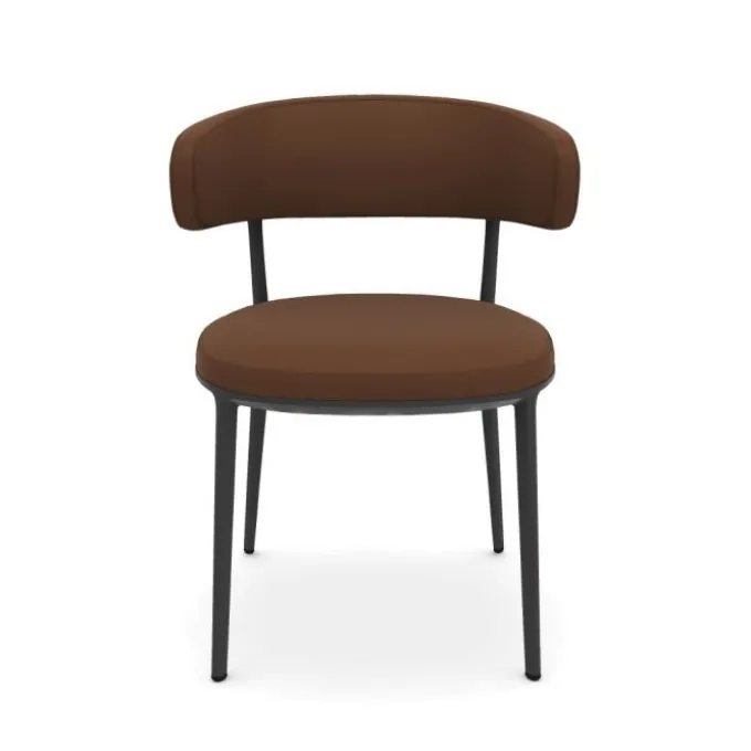 Chaise Caratos - SCA57A - Cuir Koto Cognac (Outlet)