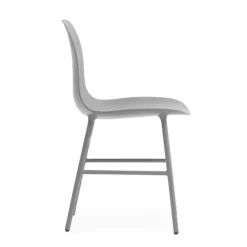 Chaise Form pieds en acier