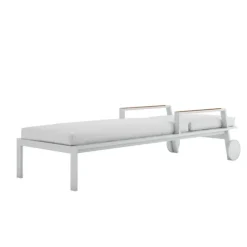 Chaise longue avec accoudoirs TIMELESS