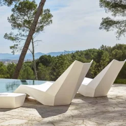 Chaise longue Faz - Lot de 2