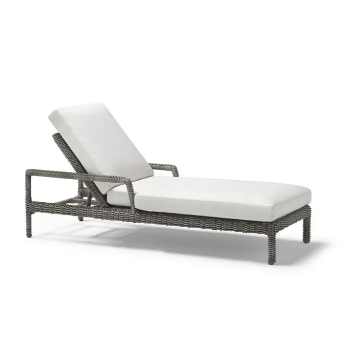 Chaise longue inclinable à accoudoirs Heritage