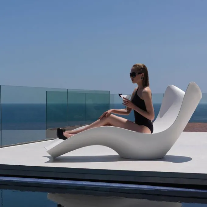 Chaise longue Surf - Lot de 2