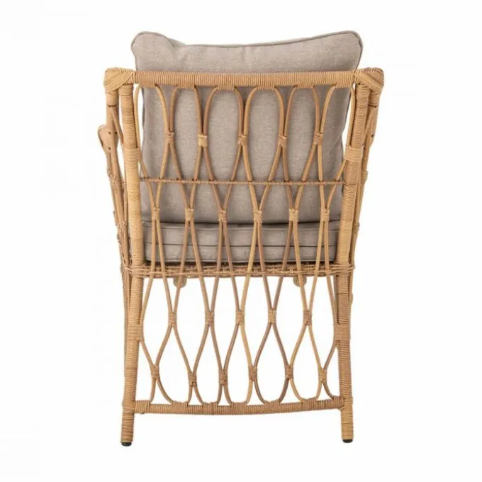 Chaise lounge avec tabouret Belluce