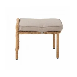 Chaise lounge avec tabouret Belluce