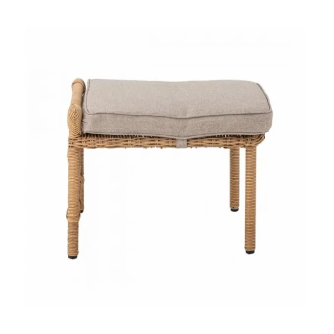 Chaise lounge avec tabouret Belluce